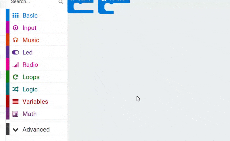 Using On Button A Pressed