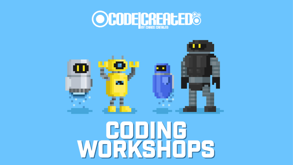 Code Created – Coding Workshops (YouTube Thumbnail) | Code Created ...